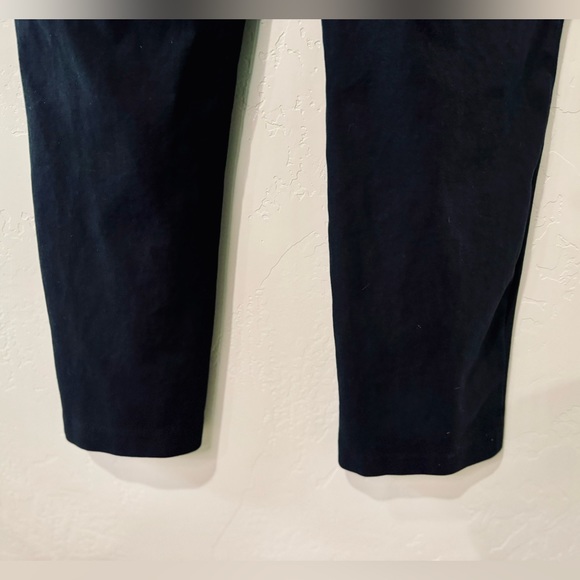 Ann Taylor Eva Ankle Pant Classic Tall Flat Front 4 Pocket Trousers Black SZ 16T - Picture 9 of 14